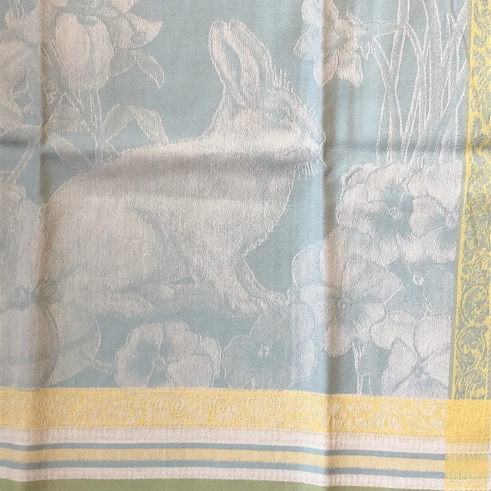 Williams Sonoma Jacquard Bunny Napkins